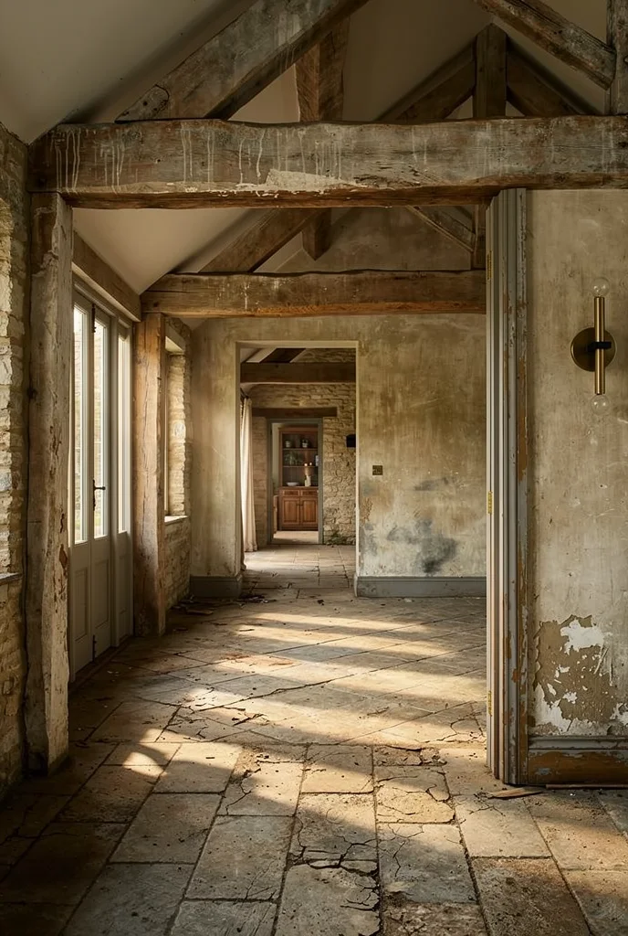 French Country Kitchens before renovation empty room
