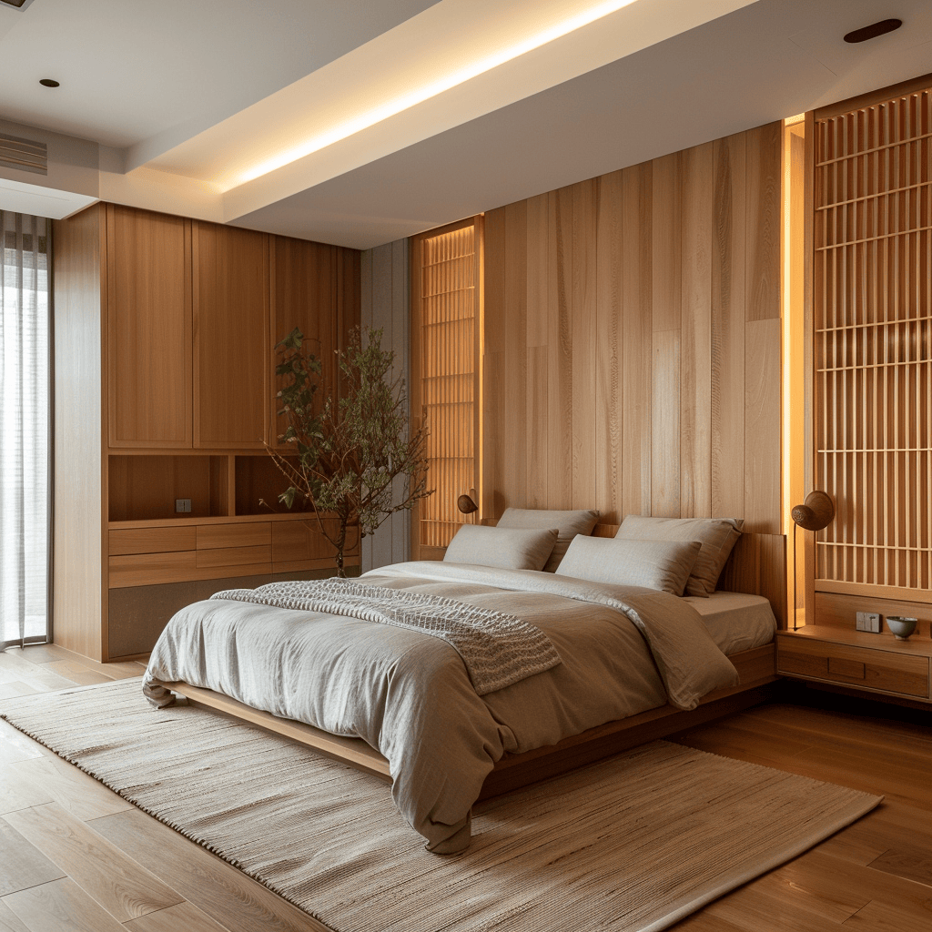 65 Relaxing Japandi Bedroom Designs Edward