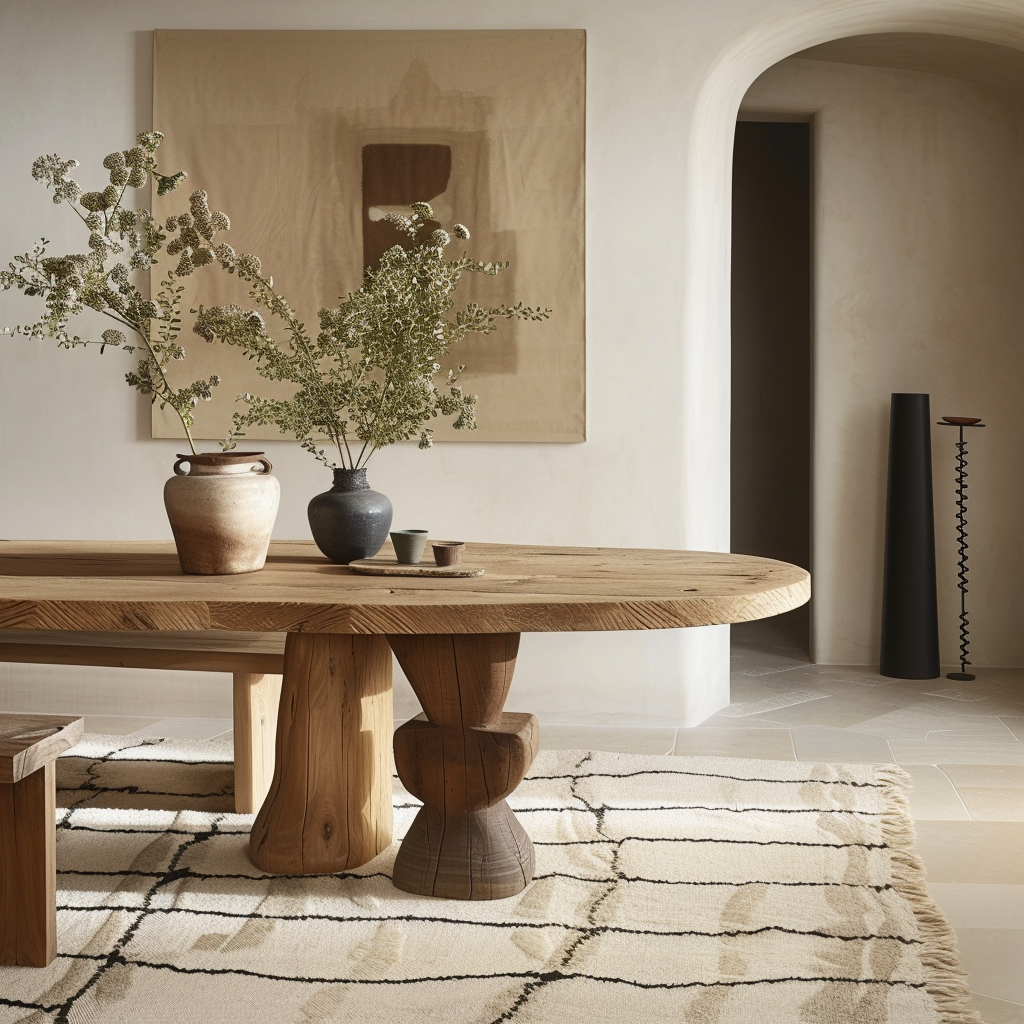 Step-by-step guide to decorating a modern boho dining room with eclectic art