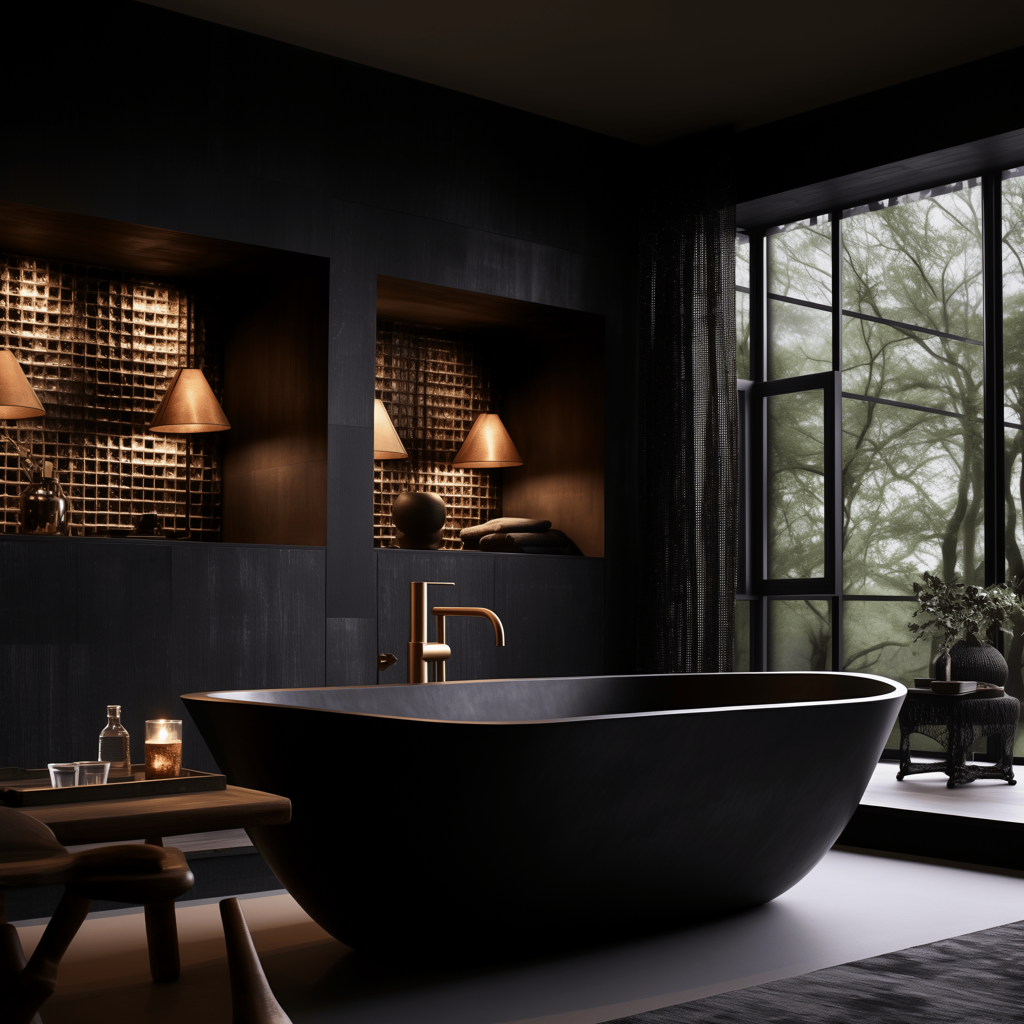 Fascinating Bathroom With Dark Fascinating Bathroom With Dark